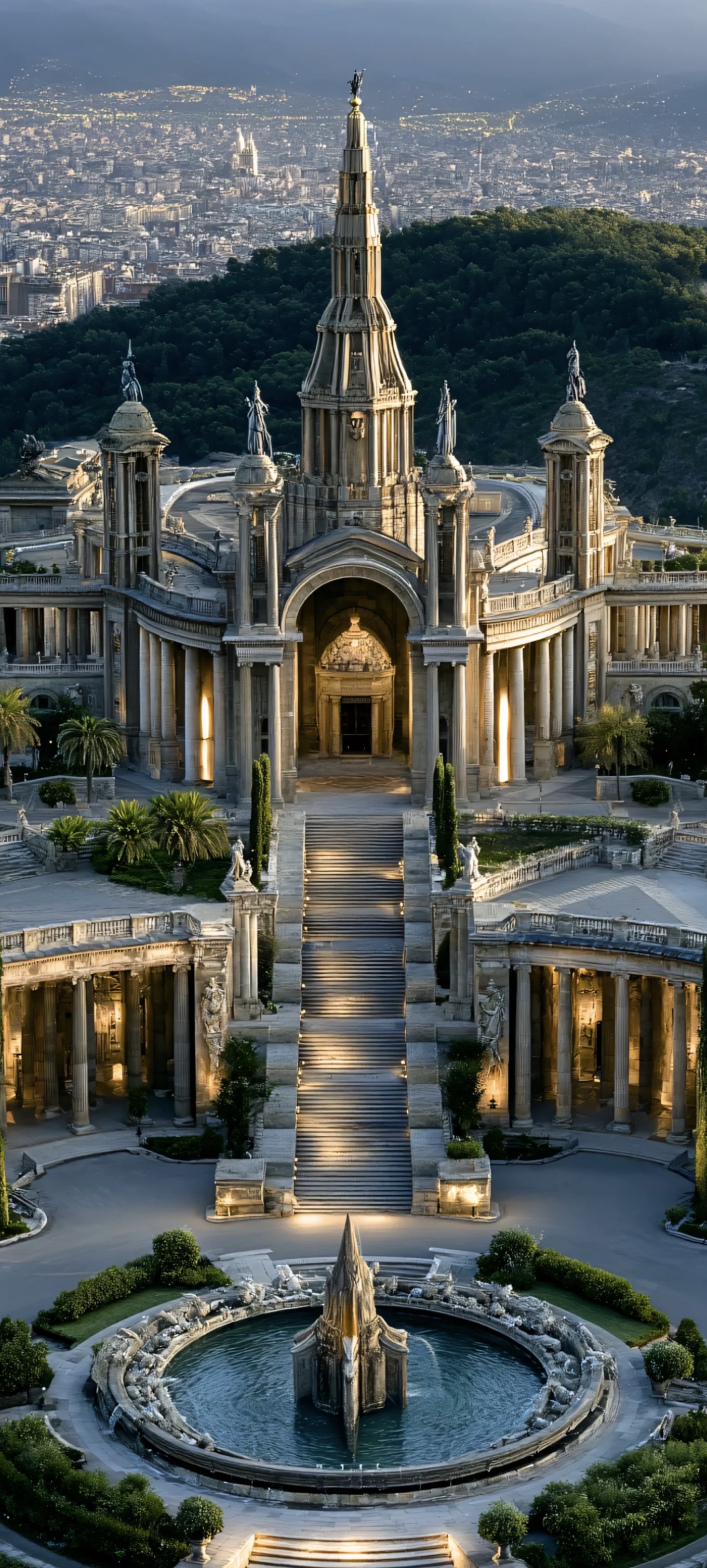 Minimal fall wallpaper with soft gradients