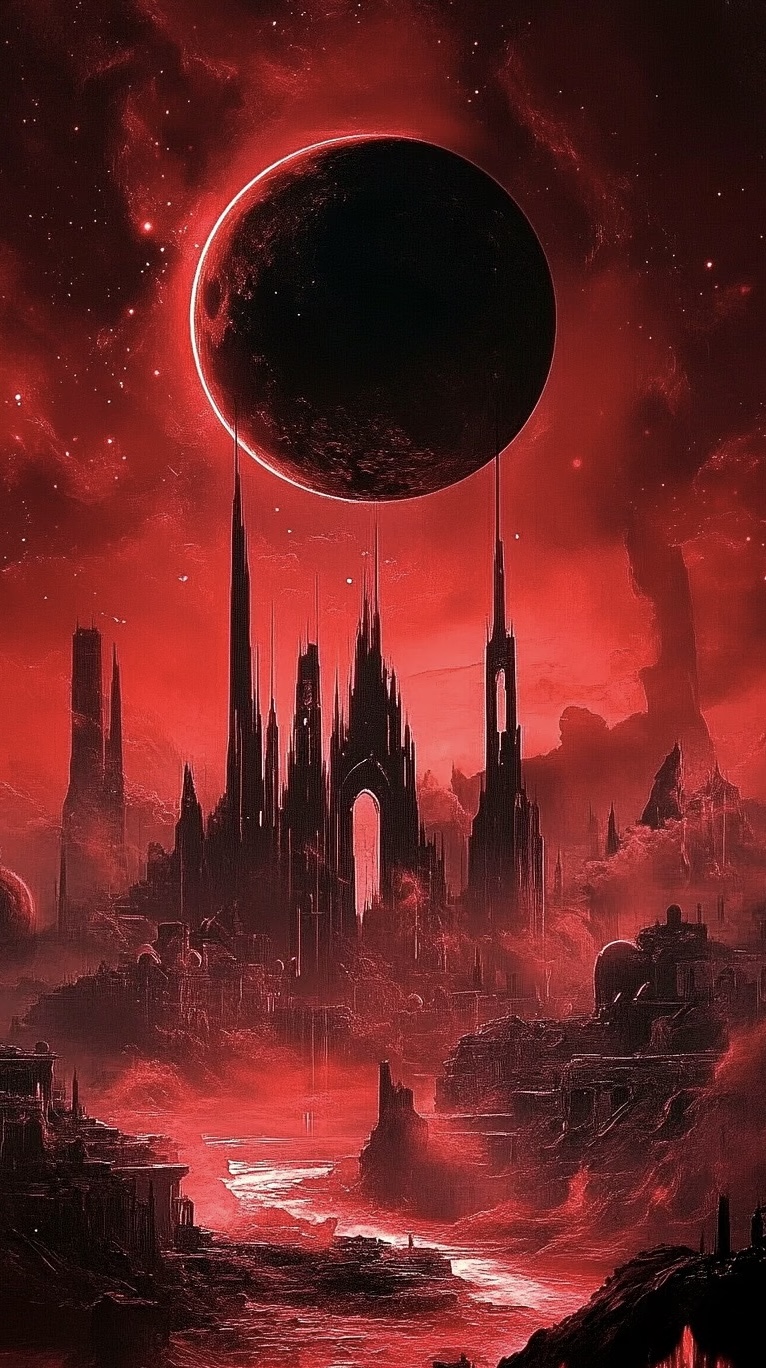 iOS 26 halloween wallpaper 3D gothic design with Spatial Scenes